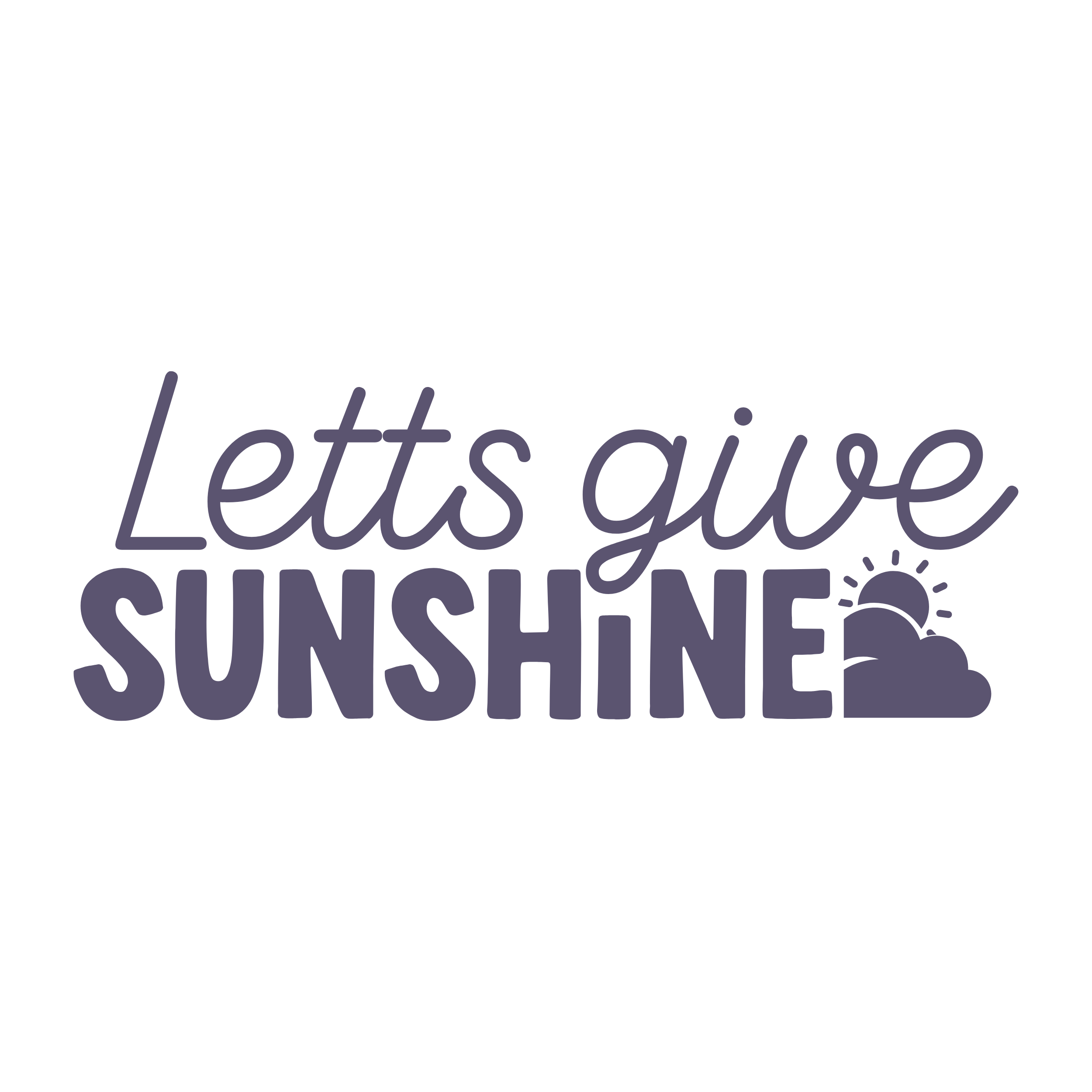 Letts Give Sunshine