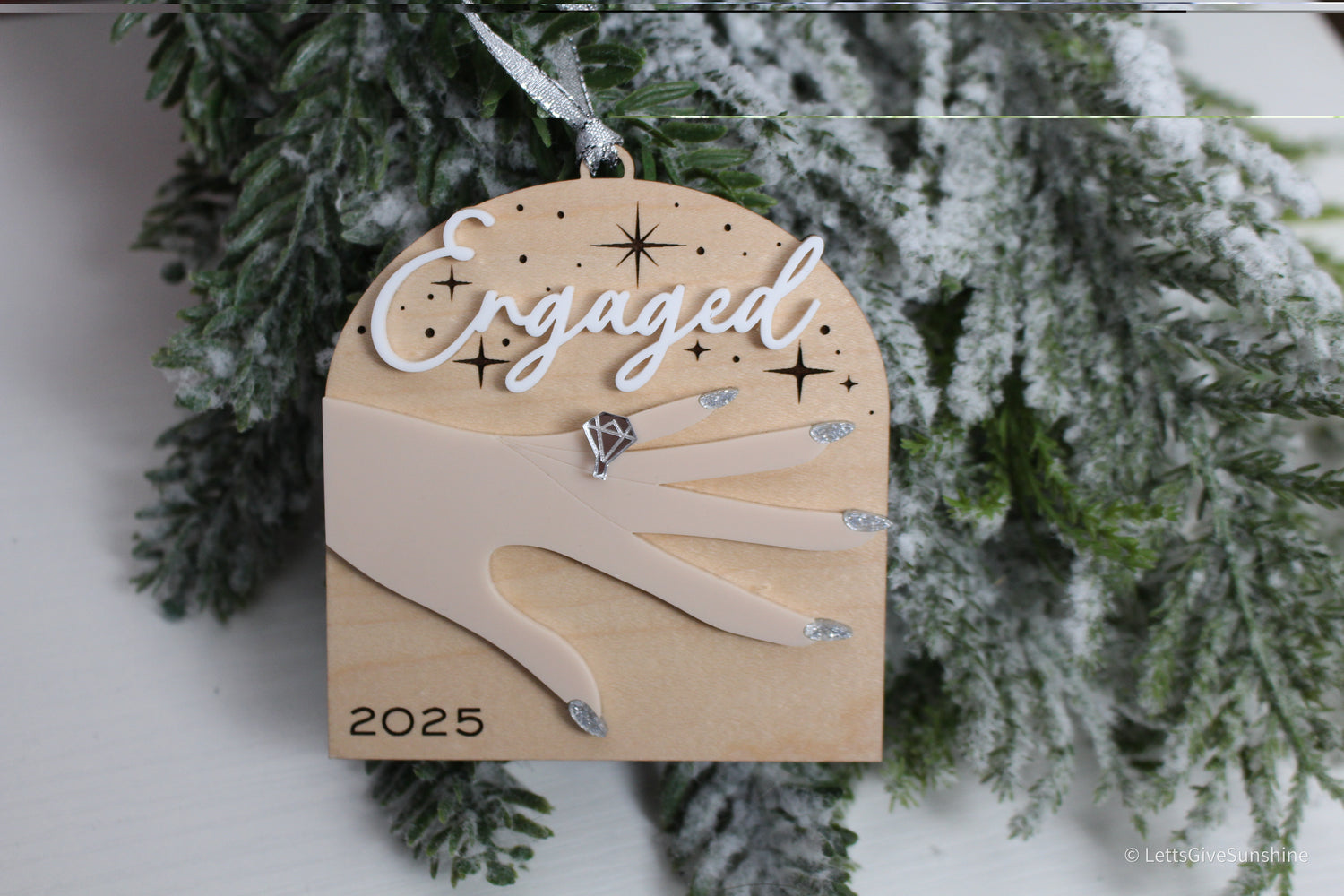 Engaged 2025 Christmas Ornament
