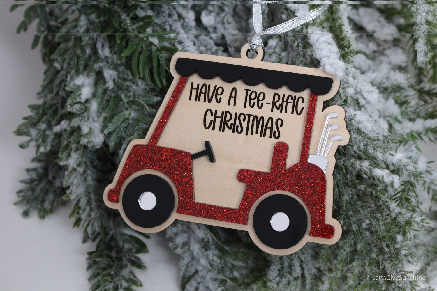 "Have a Tee-rific Christmas" Ornament