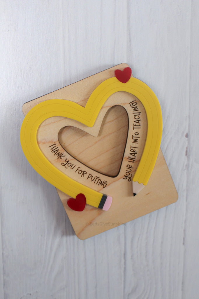 Teacher Gift Card Holder