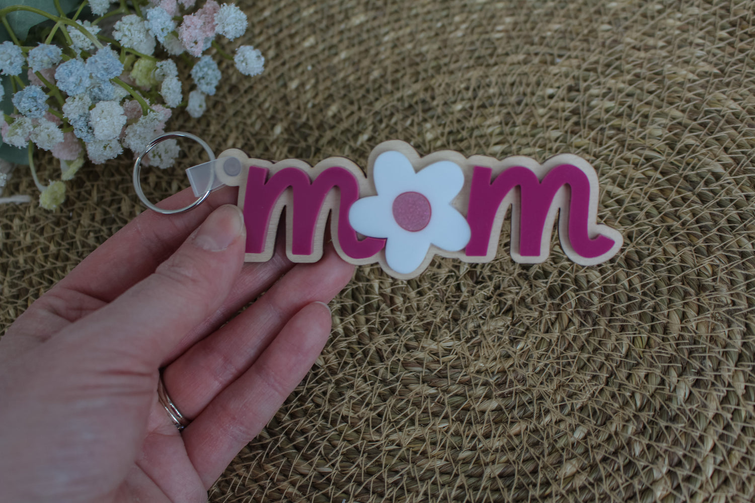Mom Keychain