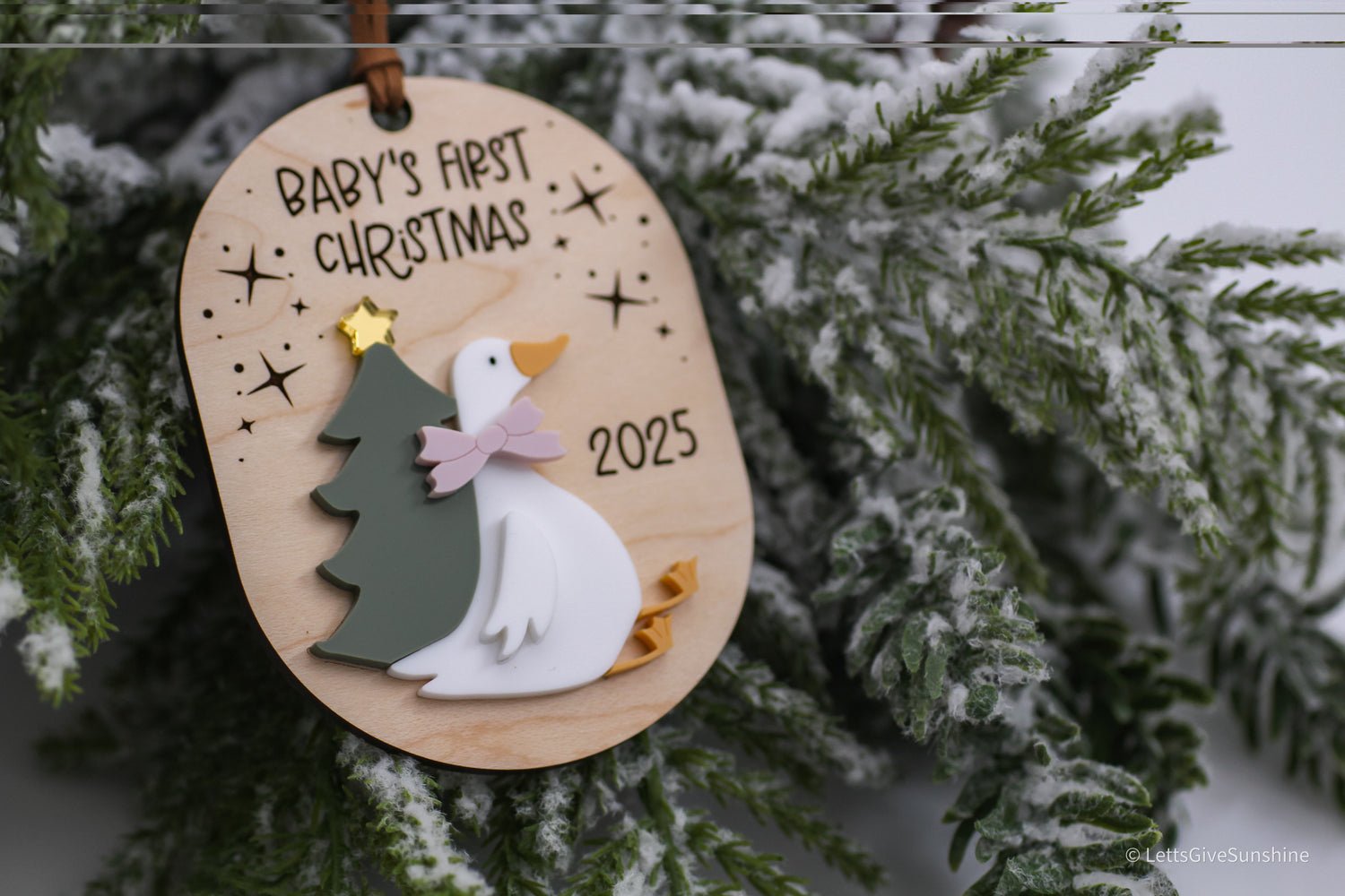 Baby’s First Christmas Ornament 2025