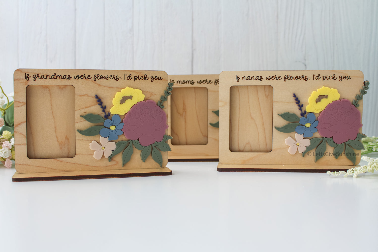 If Grandmas/Nanas/Moms Were Flowers Picture Frame